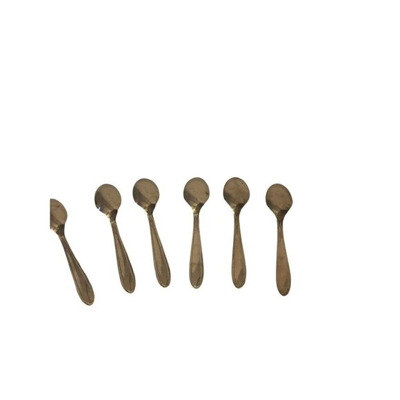 RostfreiNox Stainless Steel Small Coffee Tea Spoons Set of 6 Vtg - Picture 9 of 11